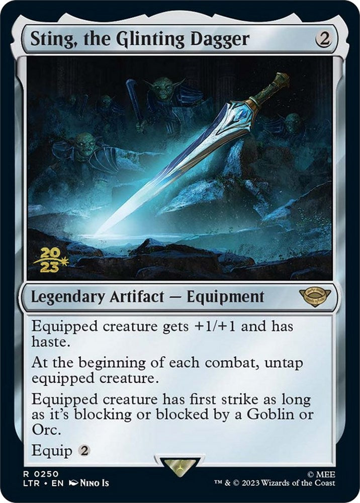 Sting, the Glinting Dagger [The Lord of the Rings: Tales of Middle-Earth Prerelease Promos] | L.A. Mood Comics and Games