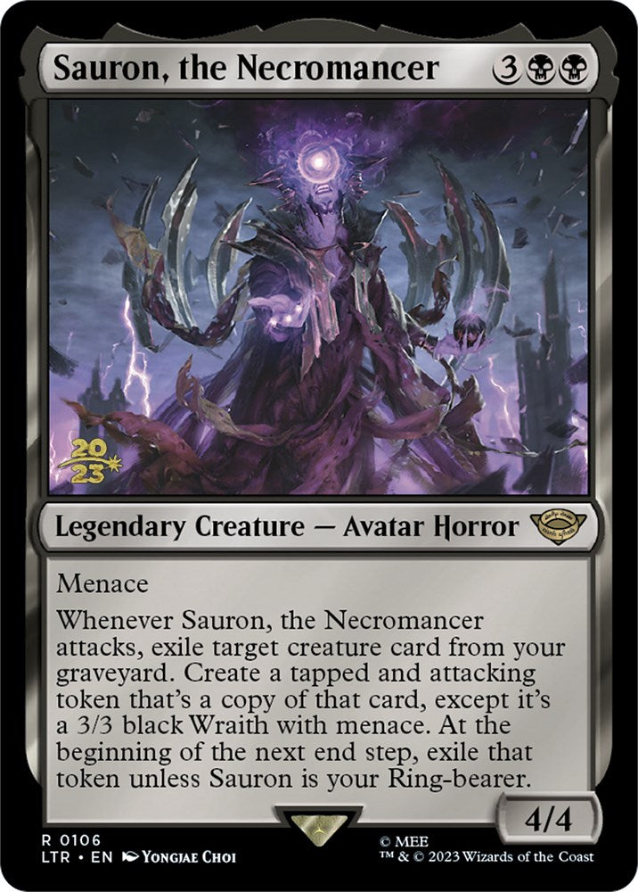 Sauron, the Necromancer [The Lord of the Rings: Tales of Middle-Earth Prerelease Promos] | L.A. Mood Comics and Games