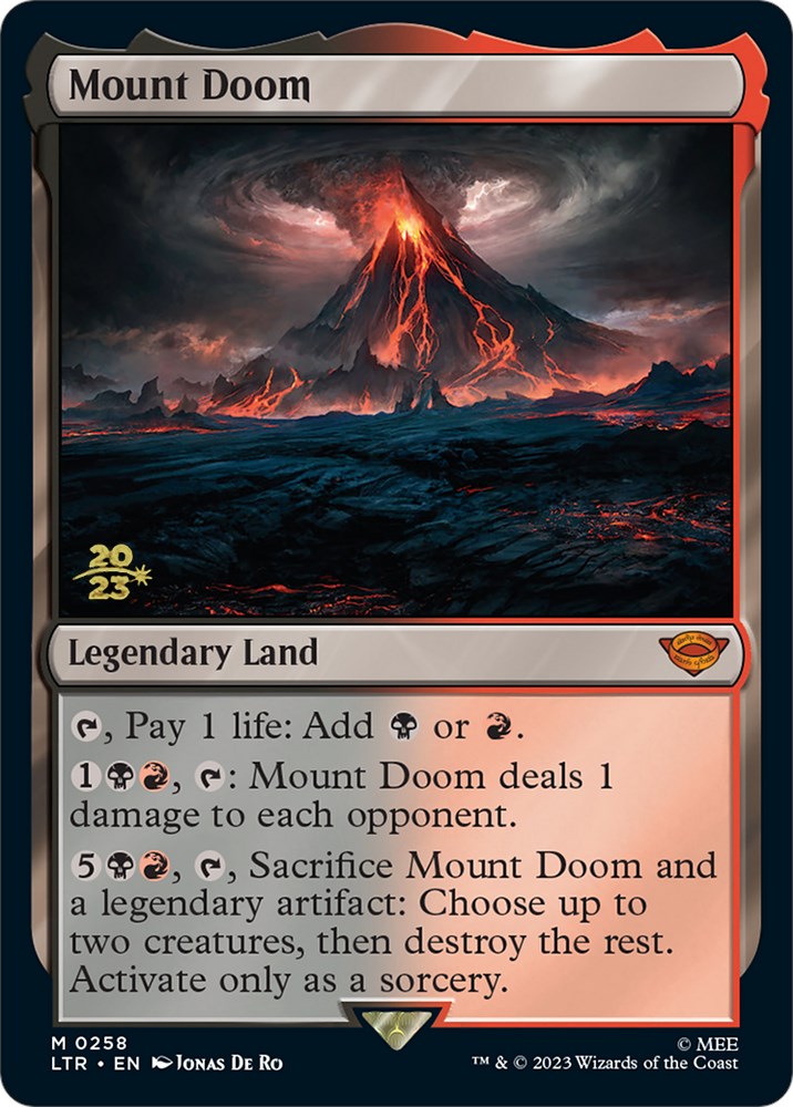 Mount Doom [The Lord of the Rings: Tales of Middle-Earth Prerelease Promos] | L.A. Mood Comics and Games