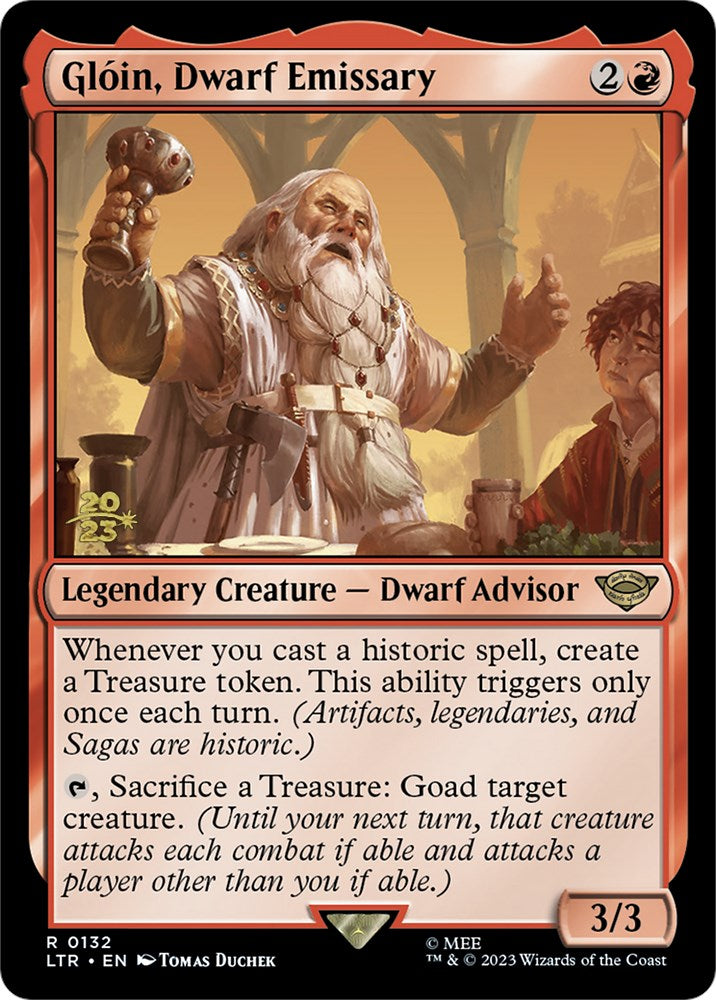 Gloin, Dwarf Emissary [The Lord of the Rings: Tales of Middle-Earth Prerelease Promos] | L.A. Mood Comics and Games