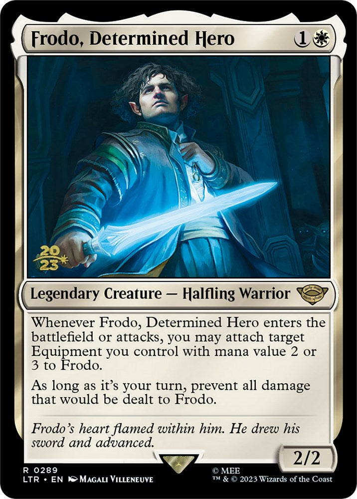 Frodo, Determined Hero [The Lord of the Rings: Tales of Middle-Earth Prerelease Promos] | L.A. Mood Comics and Games