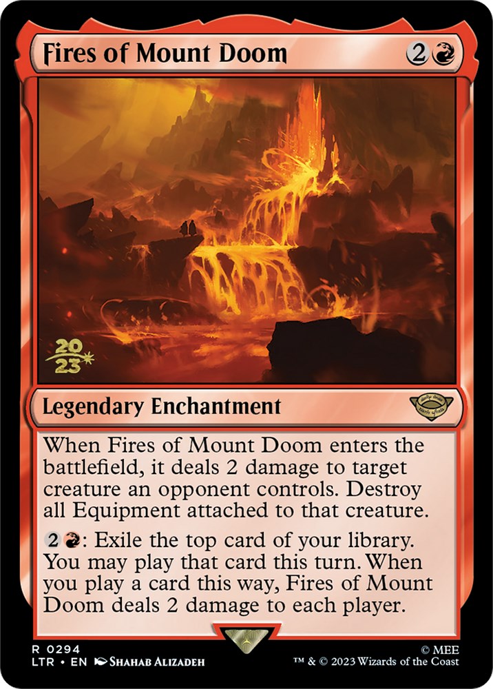 Fires of Mount Doom [The Lord of the Rings: Tales of Middle-Earth Prerelease Promos] | L.A. Mood Comics and Games