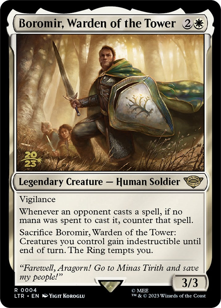 Boromir, Warden of the Tower [The Lord of the Rings: Tales of Middle-Earth Prerelease Promos] | L.A. Mood Comics and Games