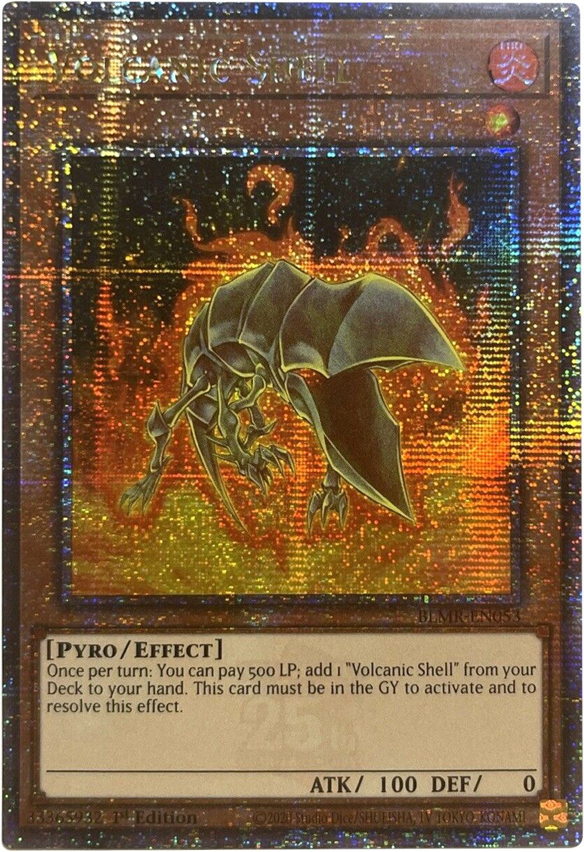 Volcanic Shell [BLMR-EN053] Quarter Century Secret Rare | L.A. Mood Comics and Games