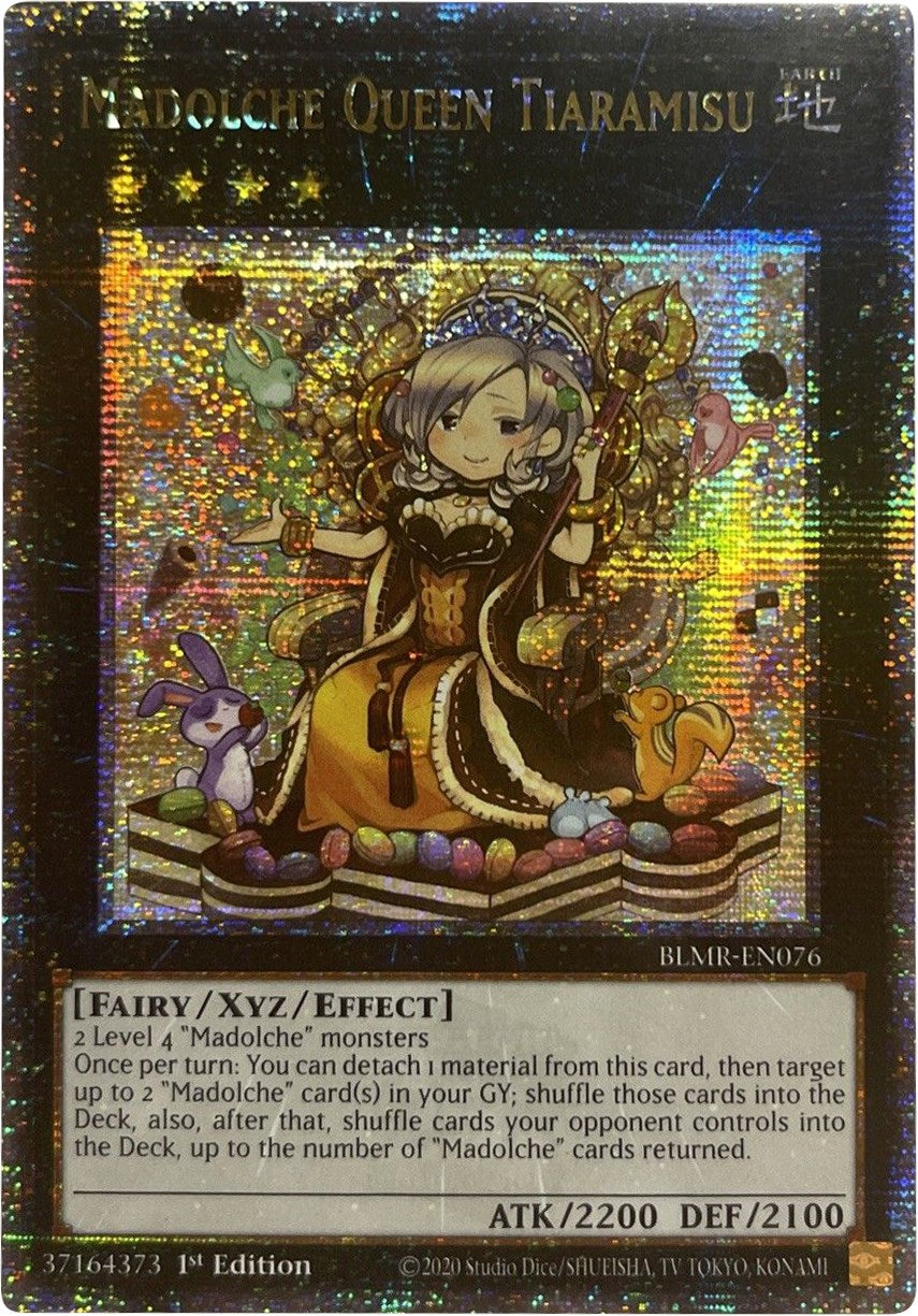 Madolche Queen Tiaramisu [BLMR-EN076] Quarter Century Secret Rare | L.A. Mood Comics and Games