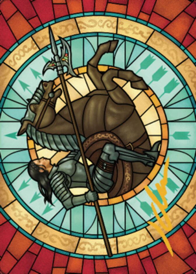 Tori D'Avenant, Fury Rider Art Card (Gold-Stamped Signature) [Dominaria United Art Series] | L.A. Mood Comics and Games