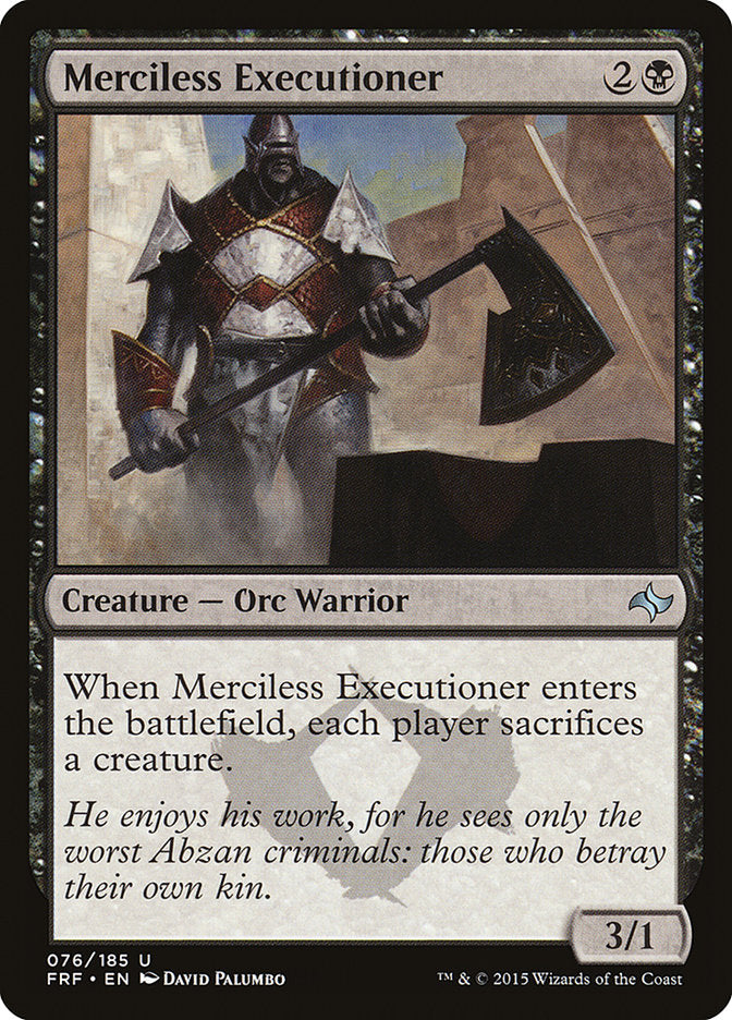 Merciless Executioner [Fate Reforged] | L.A. Mood Comics and Games