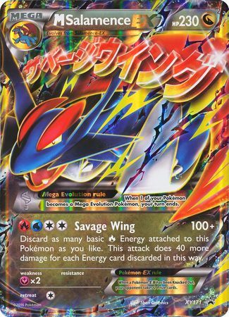 M Salamence EX (XY171) (Jumbo Card) [XY: Black Star Promos] | L.A. Mood Comics and Games