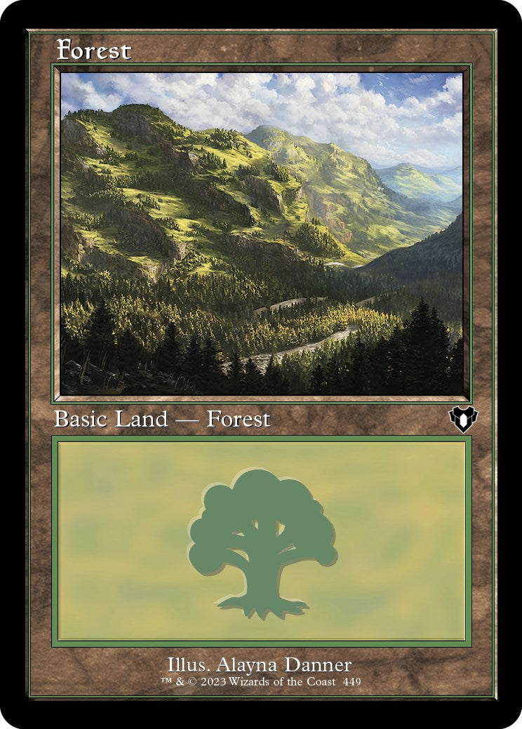 Forest (449) (Retro) [Commander Masters] | L.A. Mood Comics and Games