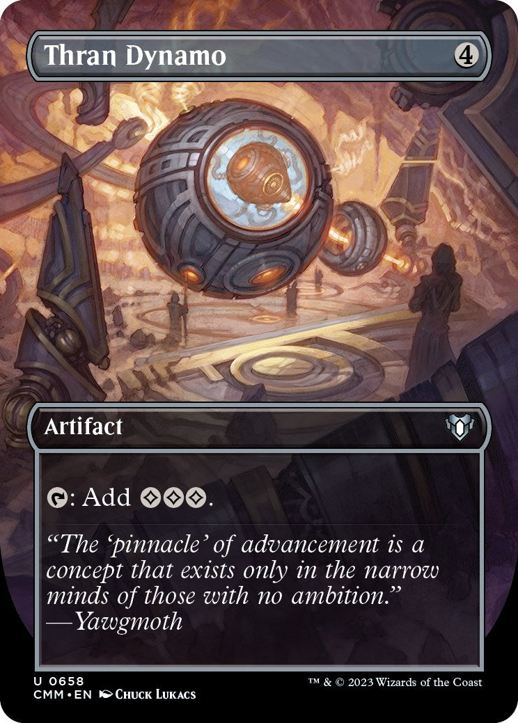 Thran Dynamo (Borderless Alternate Art) [Commander Masters] | L.A. Mood Comics and Games