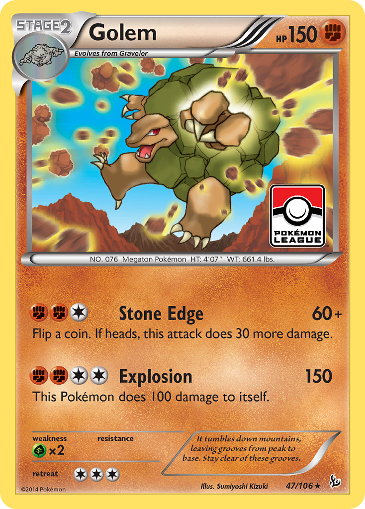 Golem (47/106) [XY: Flashfire] | L.A. Mood Comics and Games