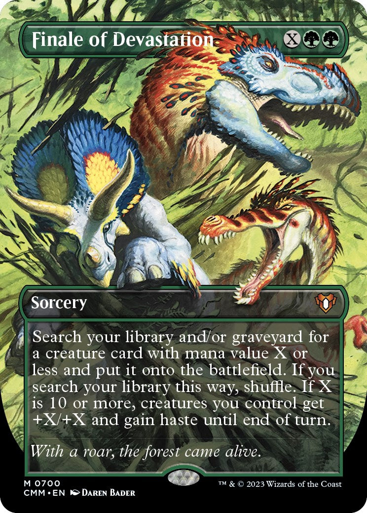 Finale of Devastation (Borderless Alternate Art) [Commander Masters] | L.A. Mood Comics and Games