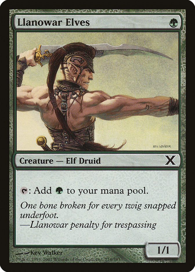 Llanowar Elves [Tenth Edition] | L.A. Mood Comics and Games