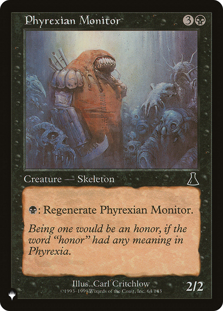 Phyrexian Monitor [The List] | L.A. Mood Comics and Games