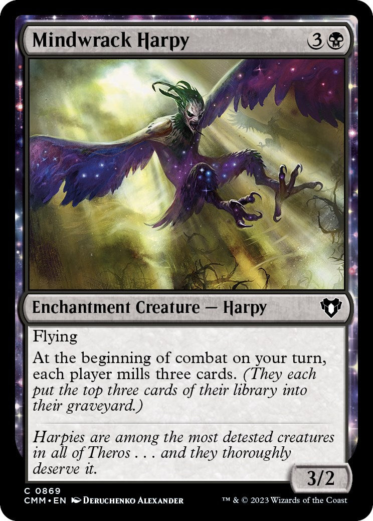 Mindwrack Harpy [Commander Masters] | L.A. Mood Comics and Games