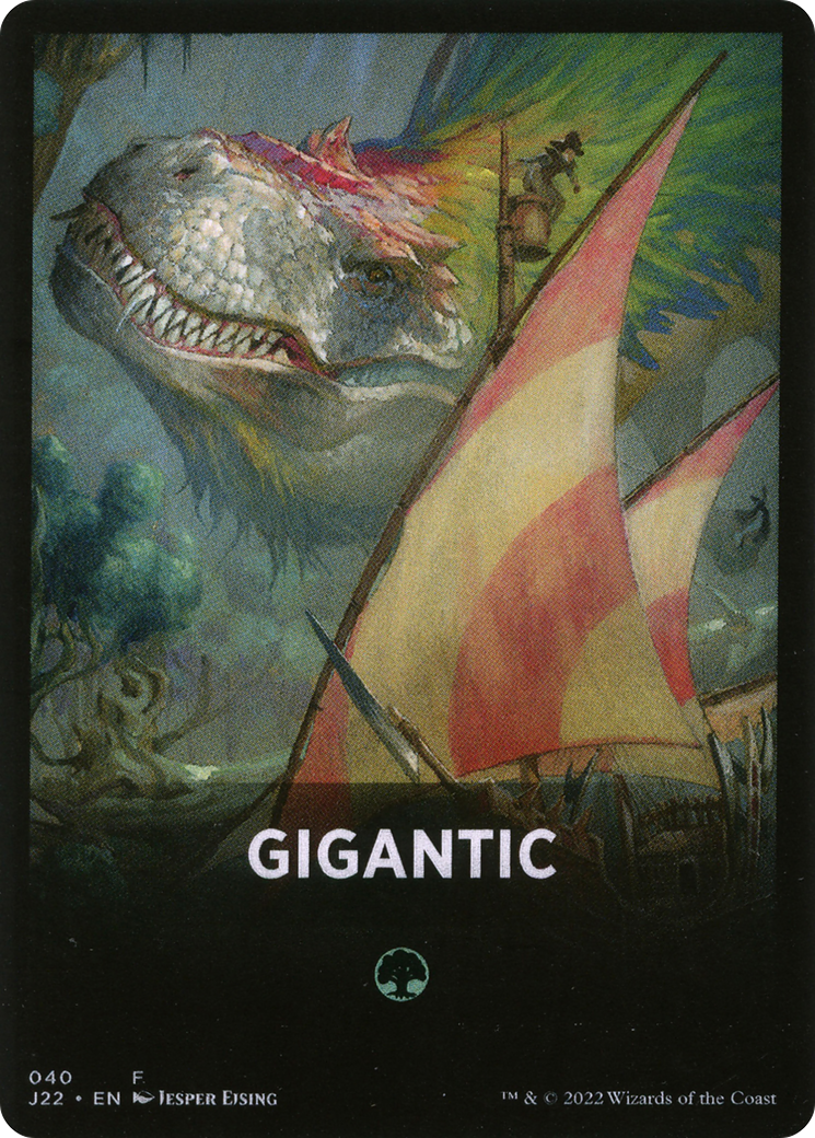 Gigantic Theme Card [Jumpstart 2022 Front Cards] | L.A. Mood Comics and Games