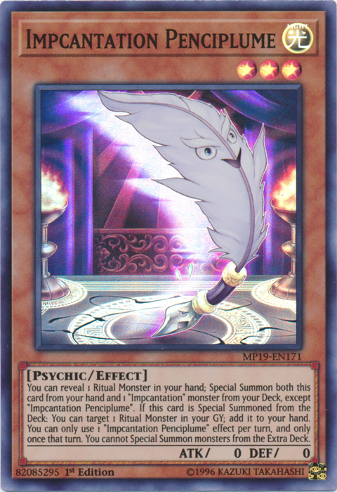 Impcantation Penciplume [MP19-EN171] Super Rare | L.A. Mood Comics and Games