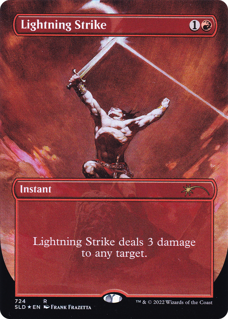 Lightning Strike (Borderless) [Secret Lair Drop Promos] | L.A. Mood Comics and Games