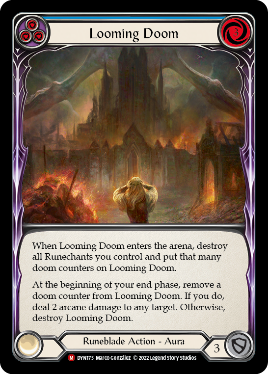 Looming Doom [DYN175] (Dynasty)  Rainbow Foil | L.A. Mood Comics and Games