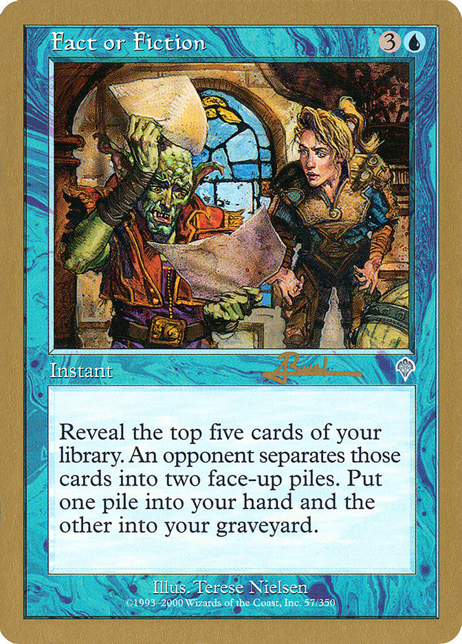 Fact or Fiction (Antoine Ruel) [World Championship Decks 2001] | L.A. Mood Comics and Games