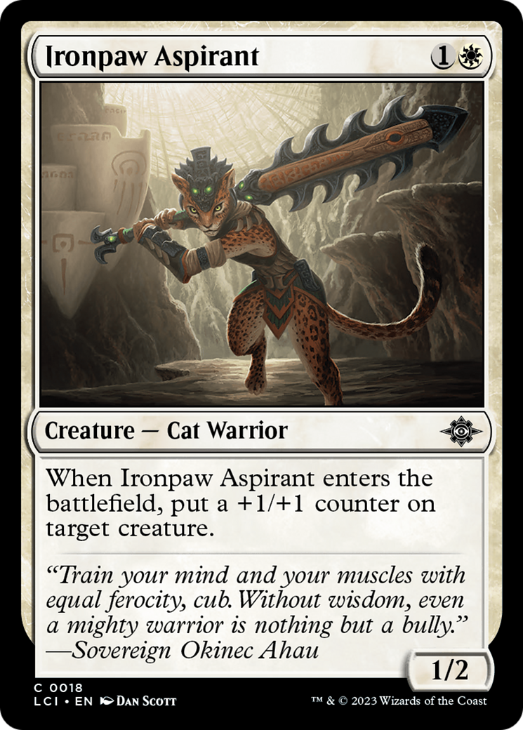 Ironpaw Aspirant [The Lost Caverns of Ixalan] | L.A. Mood Comics and Games