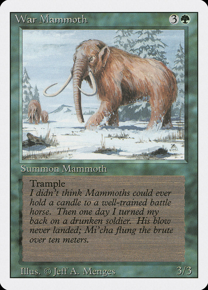 War Mammoth [Revised Edition] | L.A. Mood Comics and Games