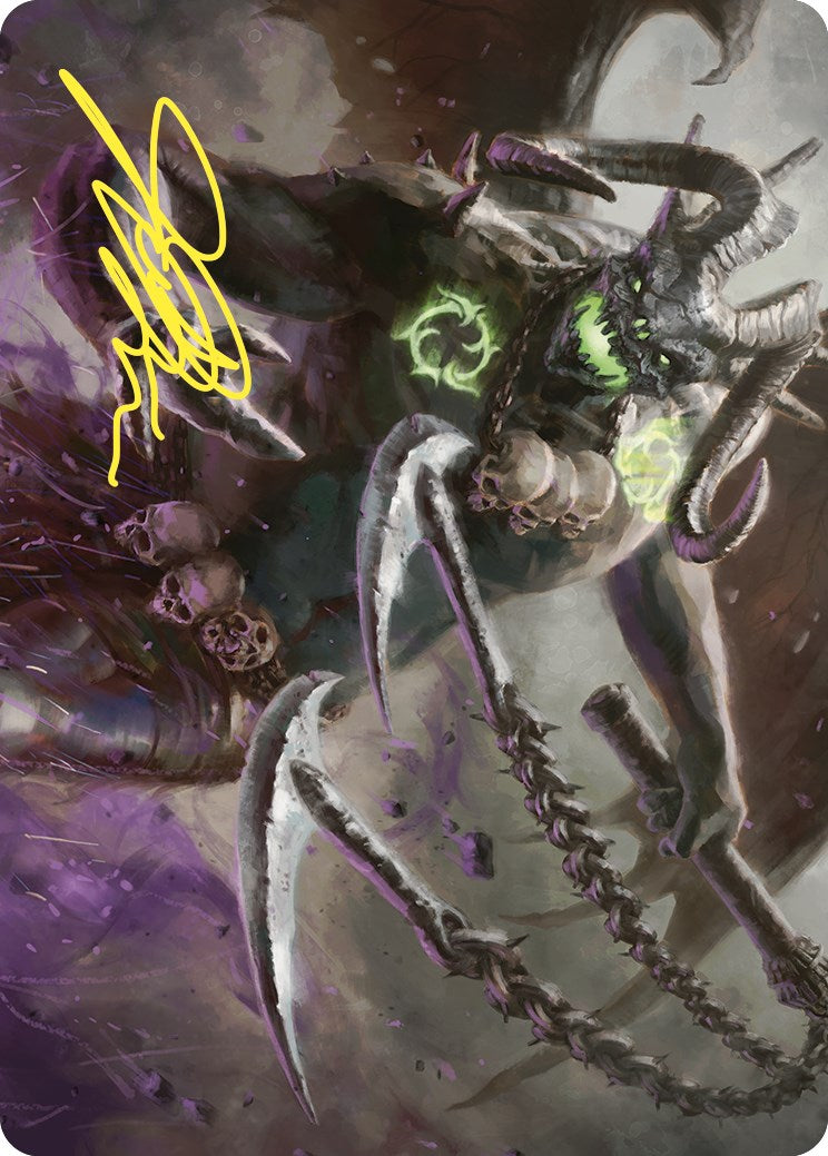 Archfiend of Despair Art Card (Gold-Stamped Signature) [Commander Masters Art Series] | L.A. Mood Comics and Games