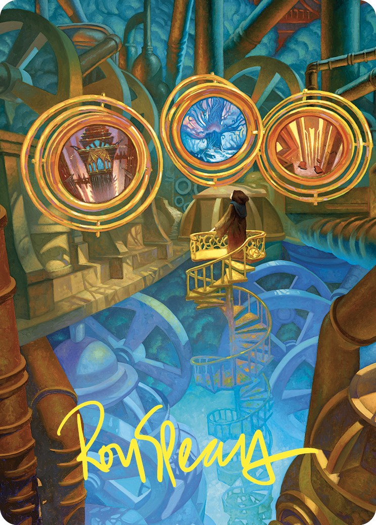 Extraplanar Lens Art Card (Gold-Stamped Signature) [Commander Masters Art Series] | L.A. Mood Comics and Games