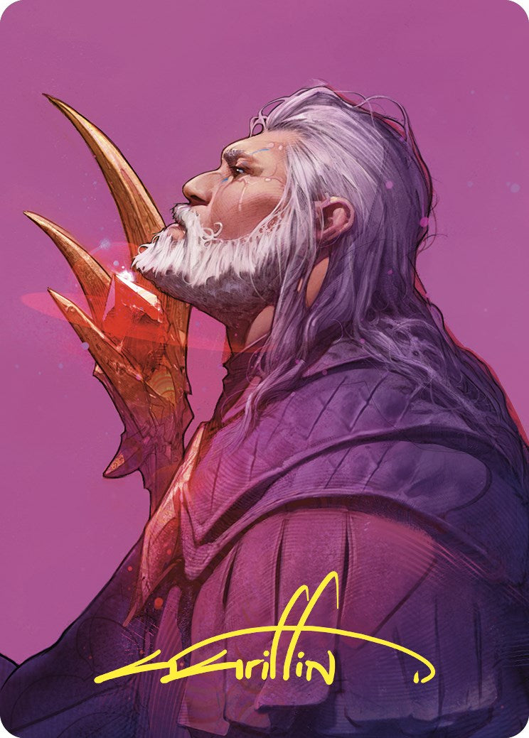 Urza, Lord High Artificer Art Card (Gold-Stamped Signature) [Commander Masters Art Series] | L.A. Mood Comics and Games