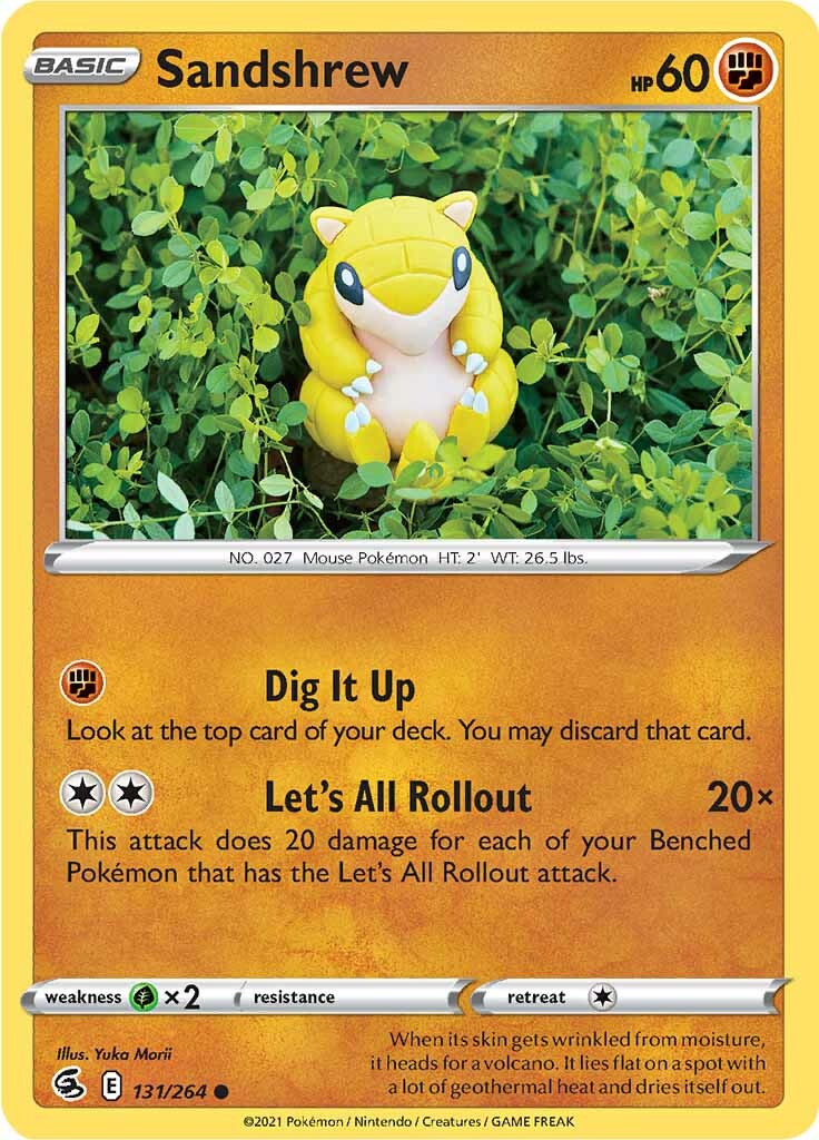 Sandshrew (131/264) [Sword & Shield: Fusion Strike] | L.A. Mood Comics and Games