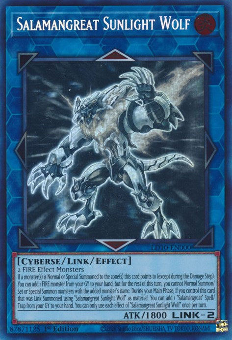 Salamangreat Sunlight Wolf [LD10-EN000] Ghost Rare | L.A. Mood Comics and Games