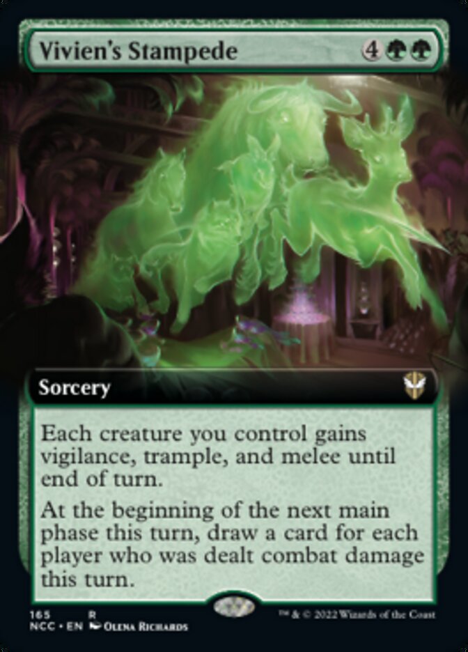 Vivien's Stampede (Extended Art) [Streets of New Capenna Commander] | L.A. Mood Comics and Games