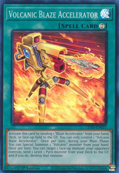 Volcanic Blaze Accelerator [LD10-EN021] Super Rare | L.A. Mood Comics and Games