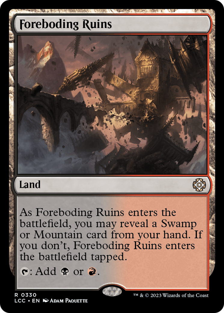 Foreboding Ruins [The Lost Caverns of Ixalan Commander] | L.A. Mood Comics and Games