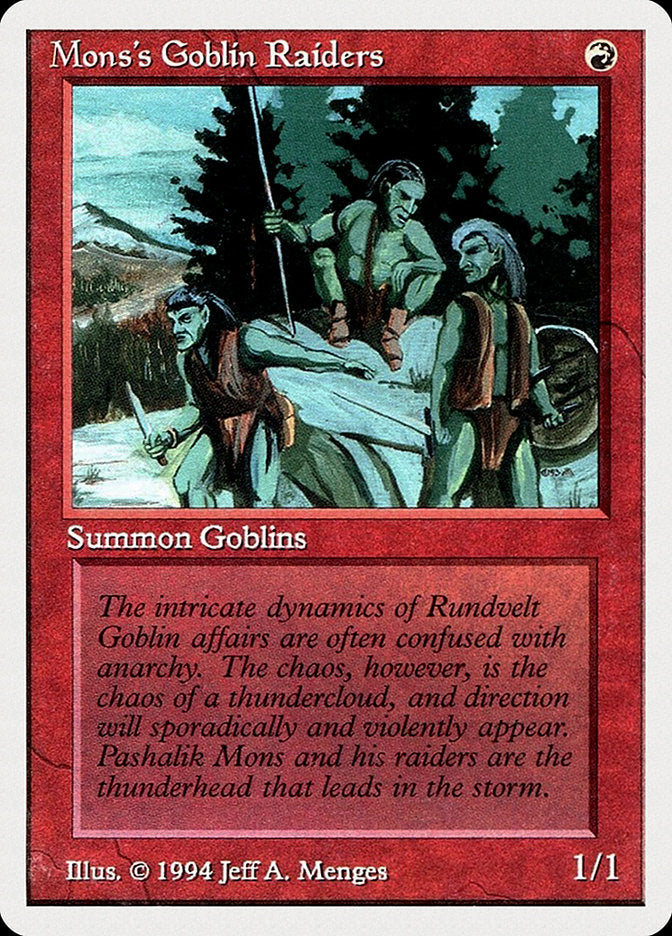 Mons's Goblin Raiders [Summer Magic / Edgar] | L.A. Mood Comics and Games