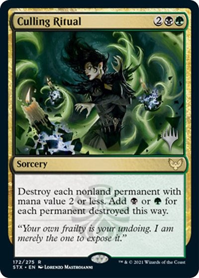 Culling Ritual (Promo Pack) [Strixhaven: School of Mages Promos] | L.A. Mood Comics and Games