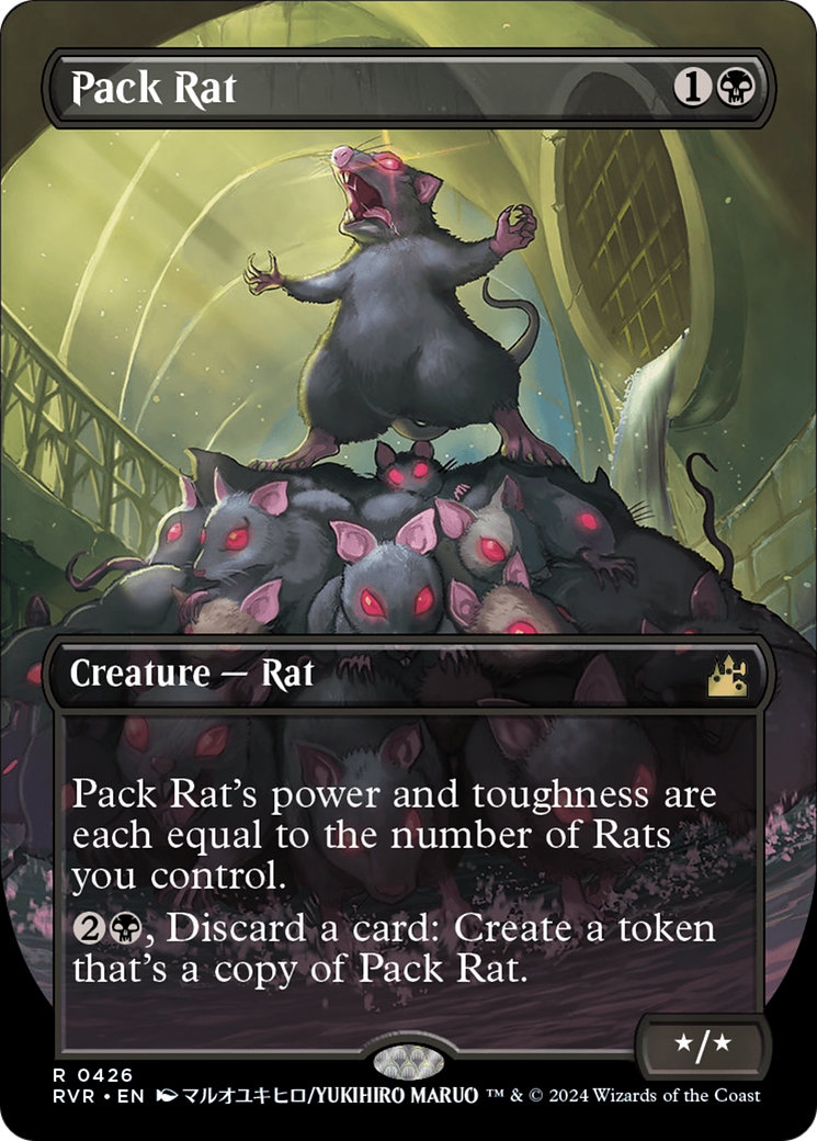 Pack Rat (Anime Borderless) [Ravnica Remastered] | L.A. Mood Comics and Games