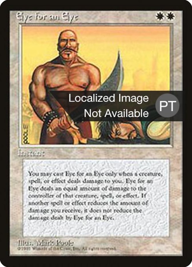 Eye for an Eye [Fourth Edition (Foreign Black Border)] | L.A. Mood Comics and Games