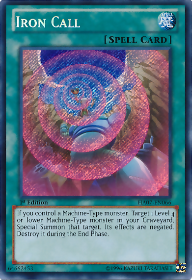 Iron Call [HA07-EN066] Secret Rare | L.A. Mood Comics and Games