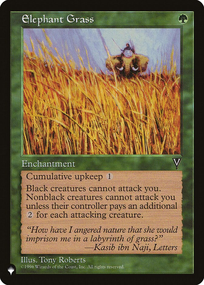 Elephant Grass [The List] | L.A. Mood Comics and Games