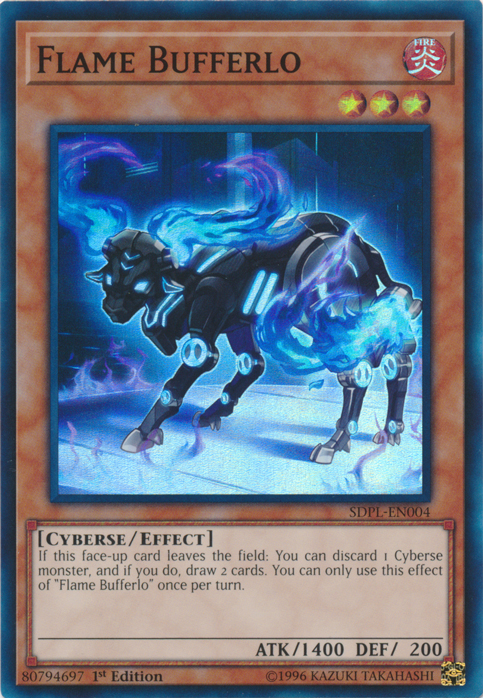Flame Bufferlo [SDPL-EN004] Super Rare | L.A. Mood Comics and Games