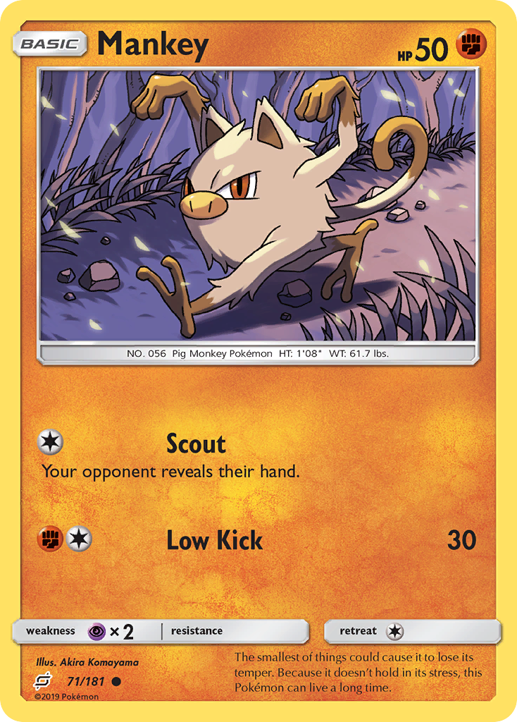 Mankey (71/181) [Sun & Moon: Team Up] | L.A. Mood Comics and Games