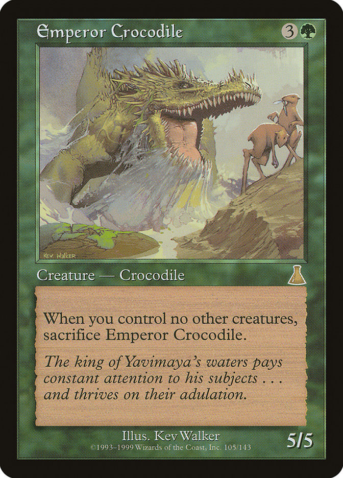 Emperor Crocodile [Urza's Destiny] | L.A. Mood Comics and Games