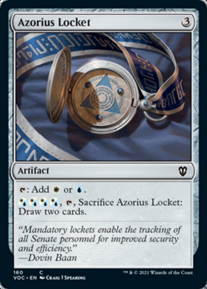 Azorius Locket [Innistrad: Crimson Vow Commander] | L.A. Mood Comics and Games