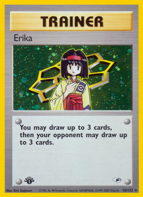 Erika (16/132) [Gym Heroes 1st Edition] | L.A. Mood Comics and Games