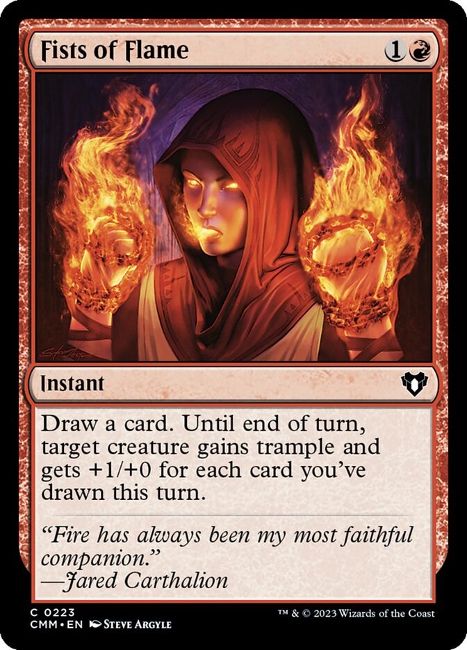 Fists of Flame [Commander Masters] | L.A. Mood Comics and Games