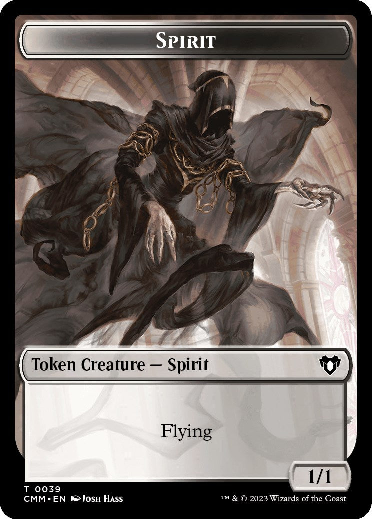 Spirit (0039) // Elephant Double-Sided Token [Commander Masters Tokens] | L.A. Mood Comics and Games