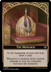 The Monarch // Rat Double-Sided Token [Commander Masters Tokens] | L.A. Mood Comics and Games