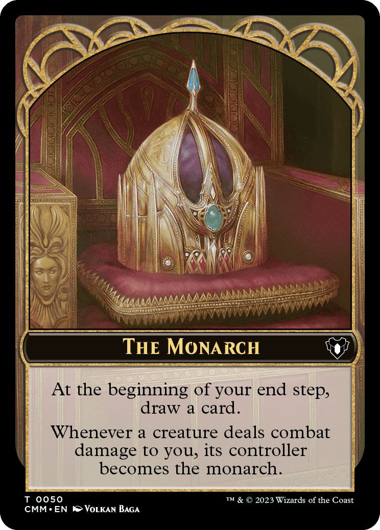 The Monarch // Spider Double-Sided Token [Commander Masters Tokens] | L.A. Mood Comics and Games