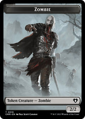 Zombie (0019) // Goblin Double-Sided Token [Commander Masters Tokens] | L.A. Mood Comics and Games